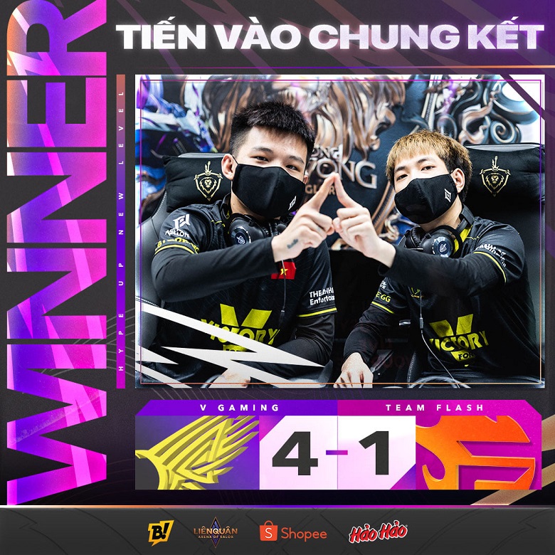 Spring DV 2022: Destroying Team Flash, V Gaming won the final - Photo 2
