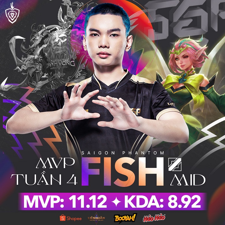 Spring DV 2022: Fish won MVP Week 4, carrying the place of Lai Buo - Photo 2