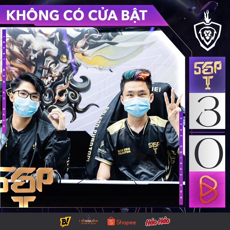 Spring Telvana 2022: champions Saigon Phantom buried box gaming box with a score of 3-0 - Photo 1