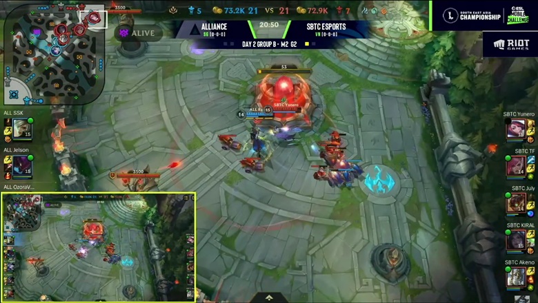 The Sea Championship group stage 2021 DAY 2: SBTC Esports Divide the point of 2 consecutive games - Photo 1