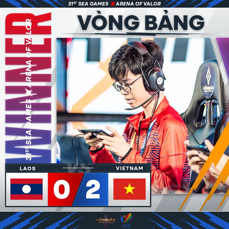 The results of the Mobile Union SEA Games 31: Vietnam closed the group stage with the victory of Laos - Photo 1