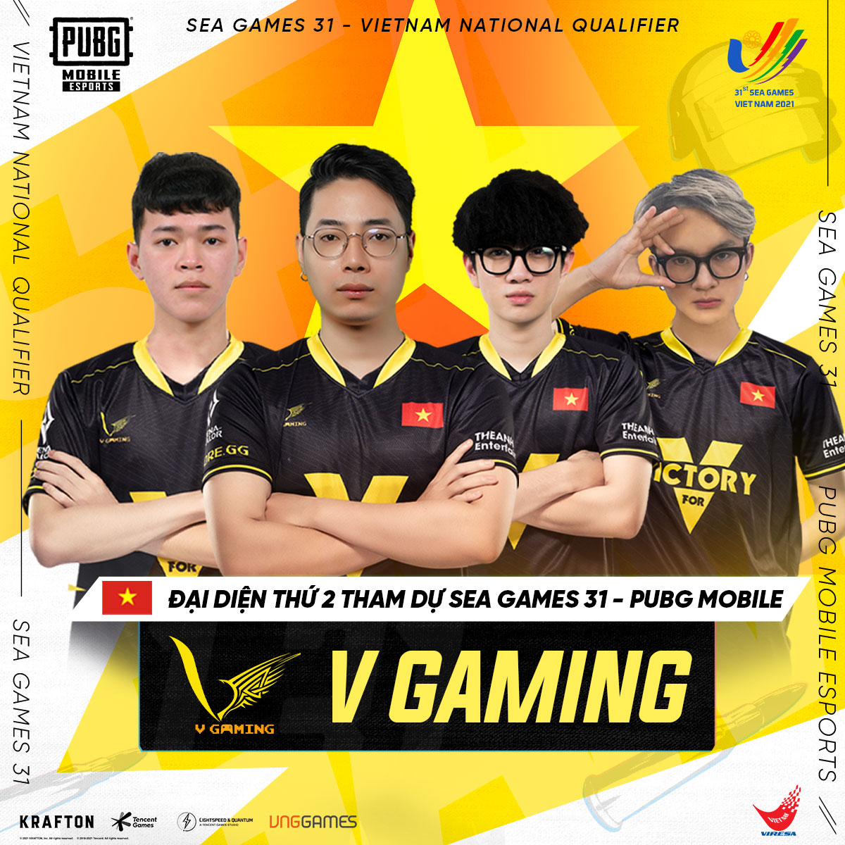 V Gaming won tickets to PUBG Mobile Sea Games 31 - Photo 1