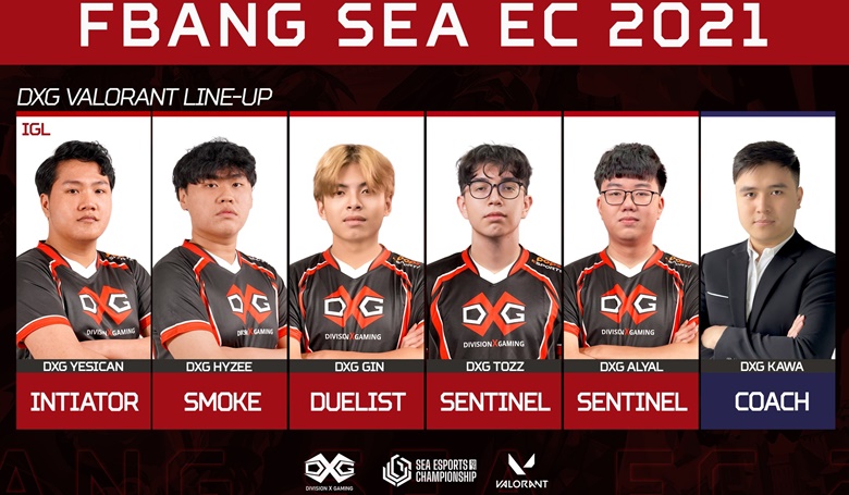 Valorant Fbang Sea EC 2021 on 1 group stage: DXG Split points, 2 Indonesian teams winning - Photo 1
