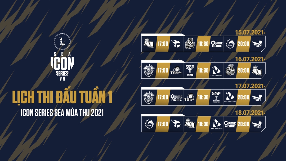 Week 1 schedule 1 Icon Series SEA SEA Fall 2021: Team Flash easy - Photo 1