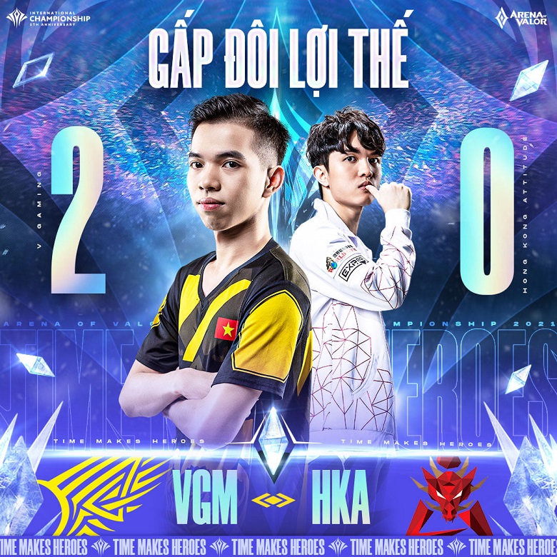 AIC 2021: V Gaming destroys Hong Kong Attitude to enter the final - Photo 4