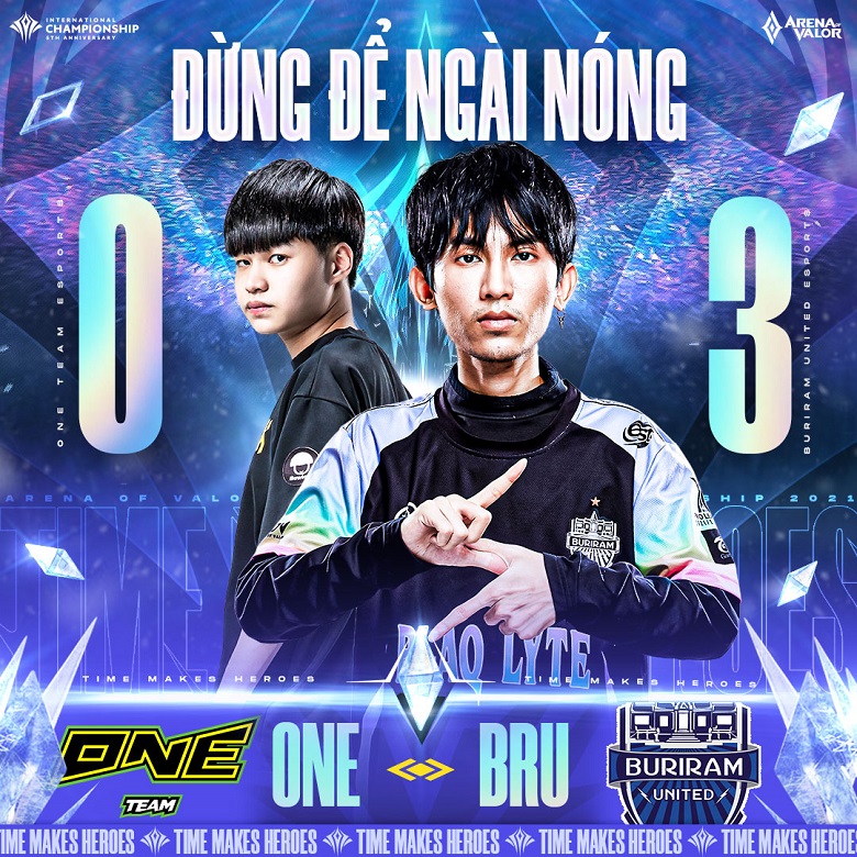 AIC 2021: Flip 3 game, Buriram offs the one to leave the tournament with a 4-0 victory - Photo 1