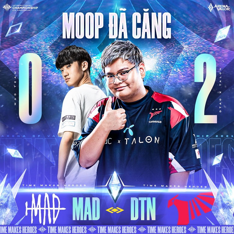 AIC 2021: Moop made a ransom, Dtac Talon turned Mad Team into a former king - Photo 1