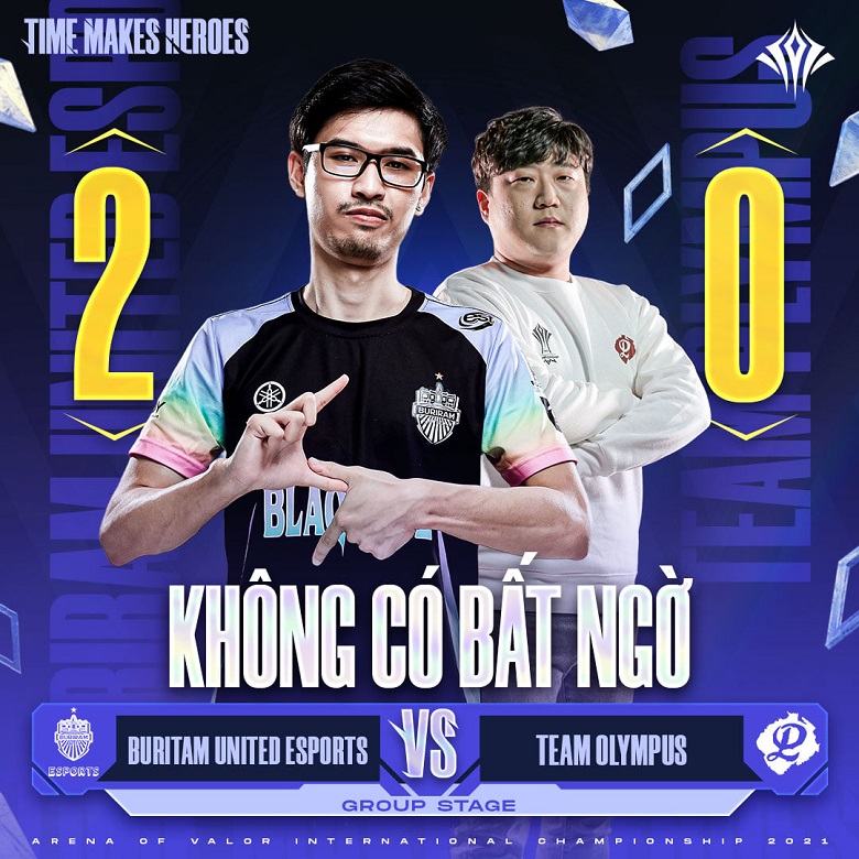 AIC 2021: DTAC Talon and Buriram United Esports to win all 3 points - Photo 1