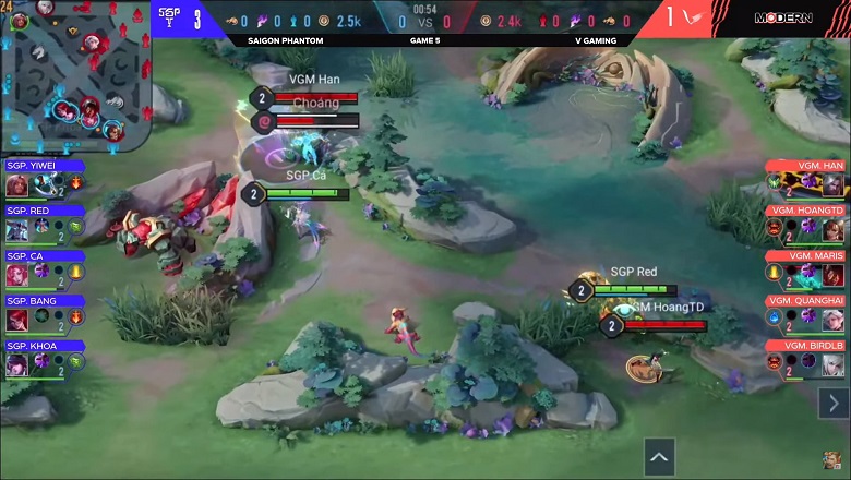 Winter ĐTDV 2021: Saigon Phantom upstream V Gaming, win tickets to the final - Photo 3