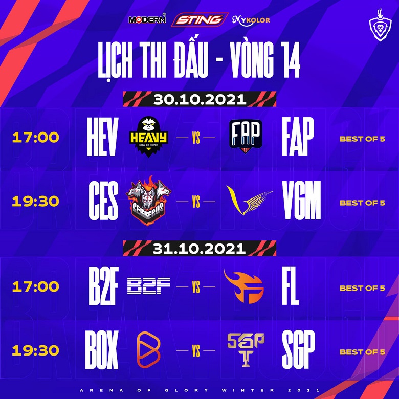 Winter Telvana Schedule 2021 Week 8: Box Gaming encounter both Saigon Phantom and V Gaming - Photo 2