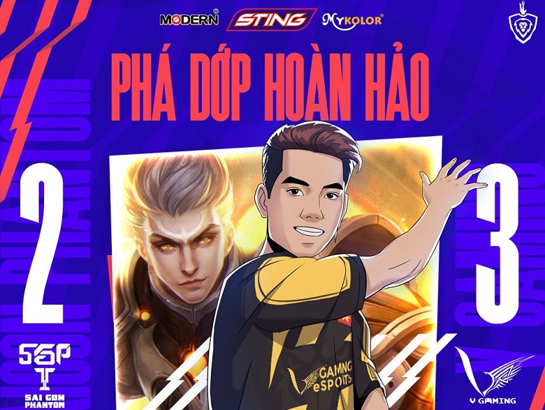 Winter DV 2021: Team Flash continues to win 3-1, Saigon Phantom lost pain before V Gaming - Photo 3