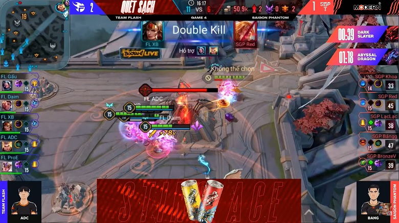 Winter ĐTDV 2021: Bear shows bravery, team Flash upstream down Saigon Phantom - Photo 2