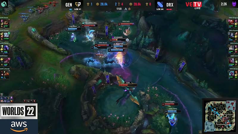 Genes vs Drx game 4: Semifinals Worlds 2022 - Photo 3