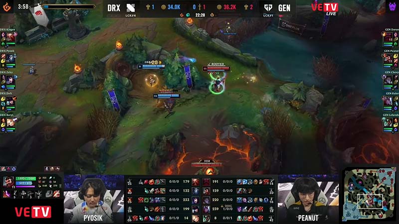 Genes vs Drx game 2: Semifinals Worlds 2022 - Photo 4