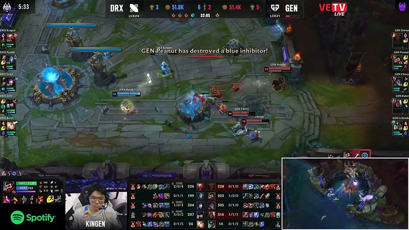 Genes vs Drx game 2: Semifinals Worlds 2022 - Photo 5