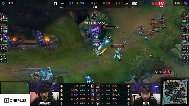 Results T1 vs JDG game 2: semi -finals Worlds 2022 - Photo 2