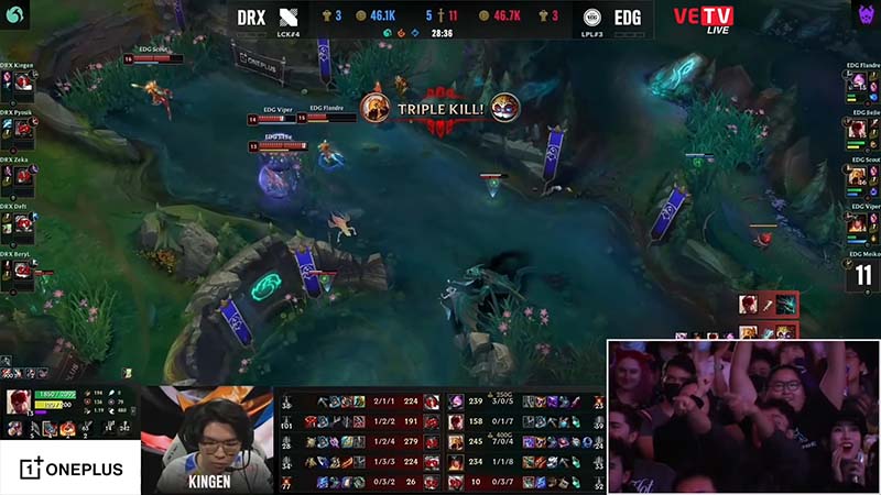 DRX vs EDG results 1: World Finals Worlds 2022 - Photo 3