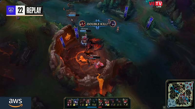 Gene results vs dk game 5: quarterfinals Worlds 2022 - Photo 3