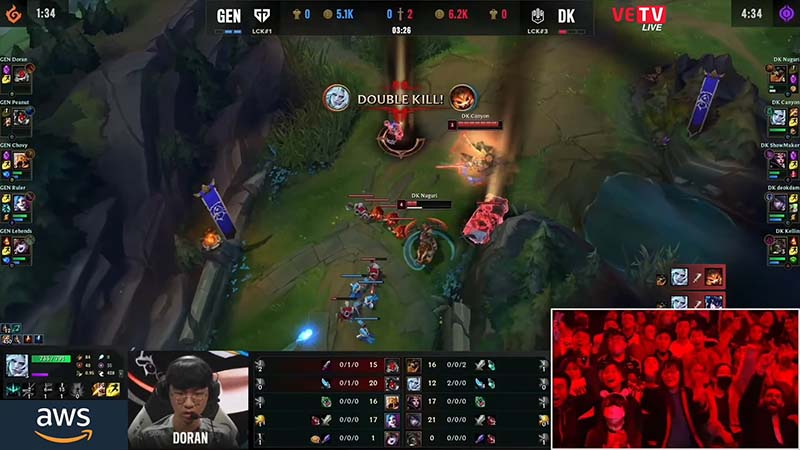 Gene results vs dk game 4: quarterfinals Worlds 2022 - Photo 2