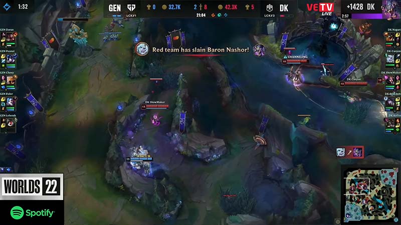 Gene results vs dk game 4: quarterfinals Worlds 2022 - Photo 3