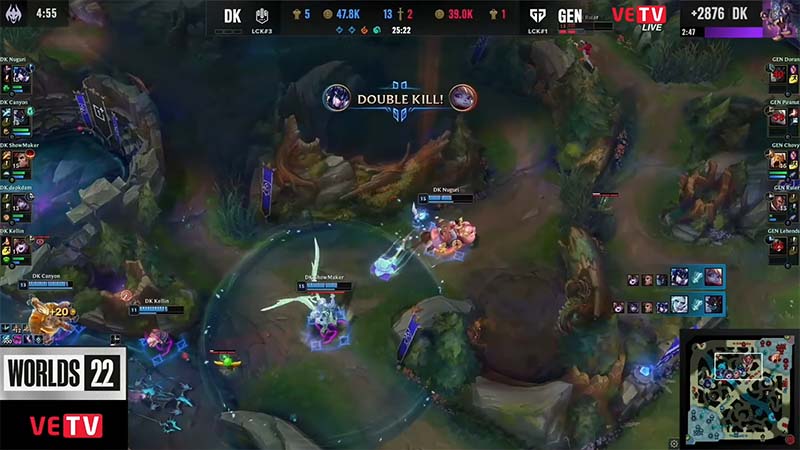 Genetic results vs dk game 3: quarterfinals Worlds 2022 - Photo 3