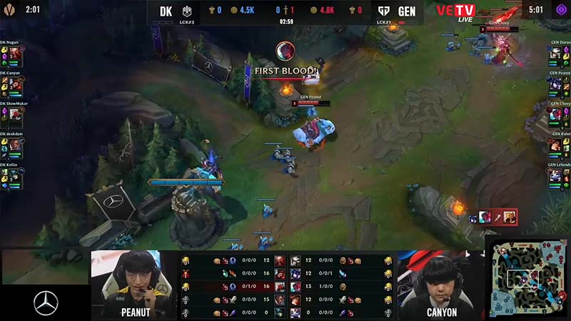 Gene results vs dk game 2: quarterfinals Worlds 2022 - Photo 2