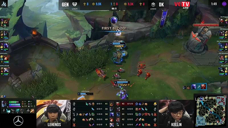 Gene results vs dk game 1: The quarterfinals of Worlds 2022 - Photo 2