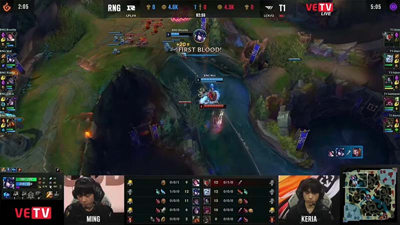 Results t1 vs rng game 2: quarterfinals Worlds 2022 - Photo 2