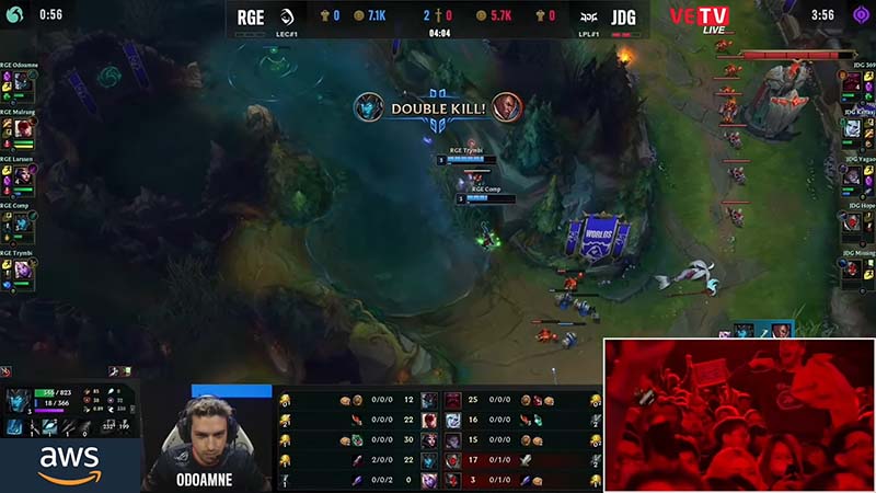 Results JDG vs Rge game 3: Quarterfinals Worlds 2022 - Photo 2