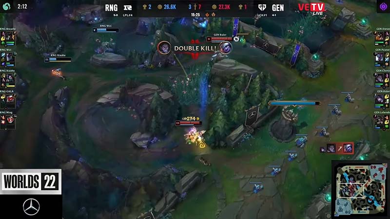 RNG vs gene results: Worlds group stage 2022 Day 8 - Photo 3