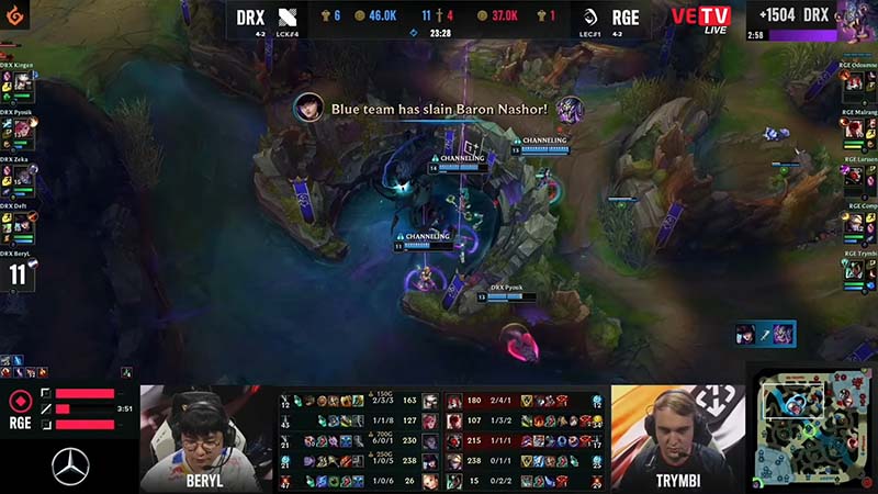 DRX vs Rge results: Worlds 2022 on 7 tie -break matches - Photo 3