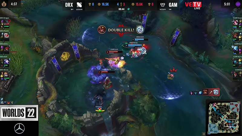 Results Drx vs GAM: Worlds Group 2022 Day 7 - Photo 4