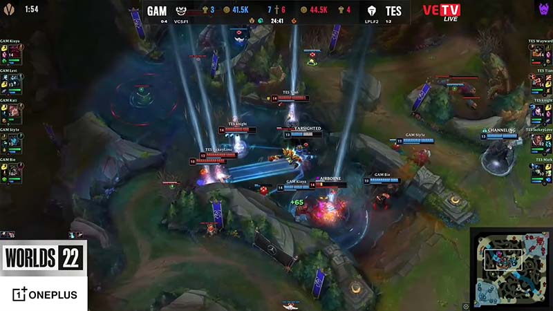 Results GAM vs TES: Worlds 2022 Group stage 7 - Photo 5