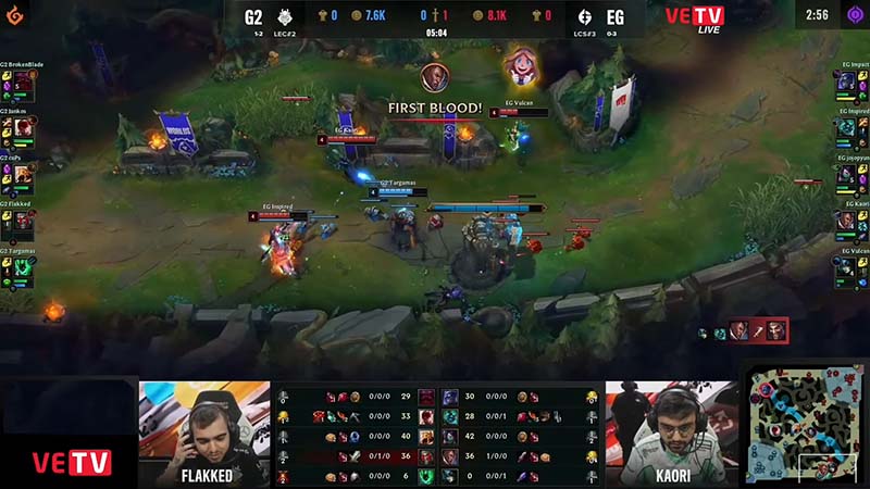 Results G2 vs Eg: Worlds 2022 Group stage 6 - Photo 2