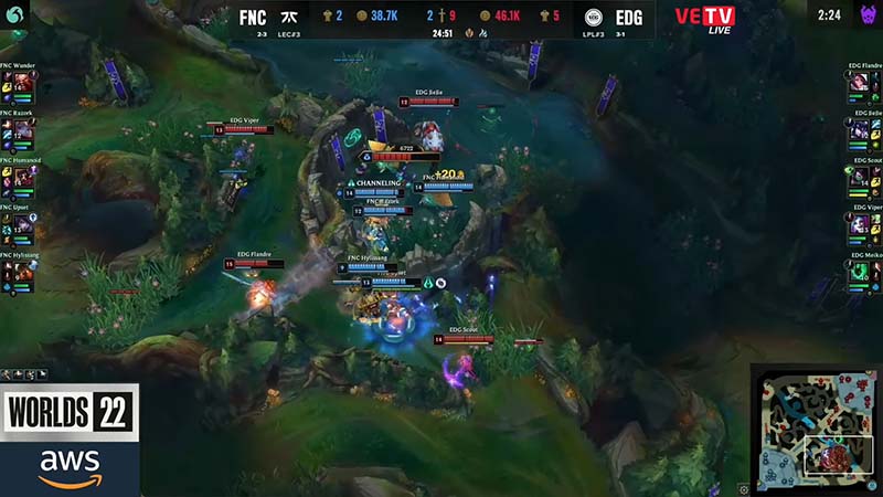 Results FNC vs EDG: Worlds 2022 Group stage 5 - Photo 4