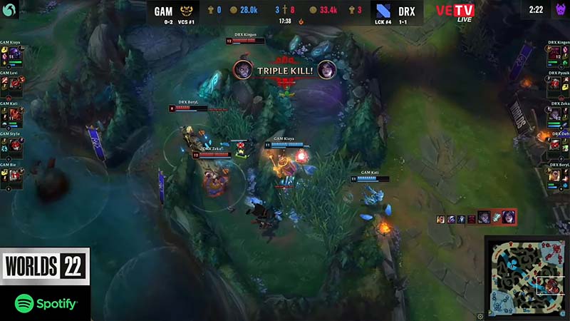 Results GAM vs Drx - Worlds 2022 Group stage 4 - Photo 7