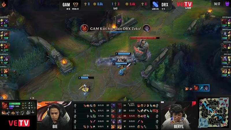 Results GAM vs Drx - Worlds 2022 Group stage 4 - Photo 6