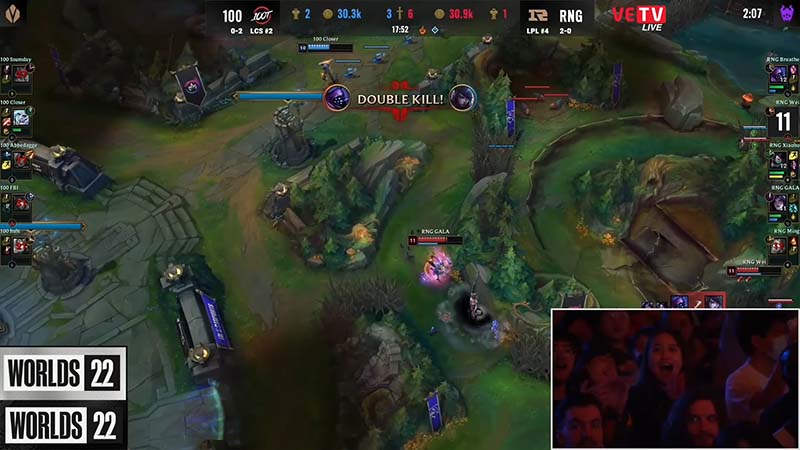 Results 100t vs Rng - Worlds 2022 Group stage 4 - Photo 3