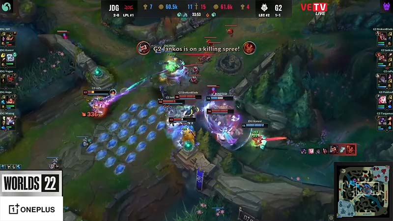 Results JDG vs G2 - Worlds 2022 Group stage 4 - Photo 4