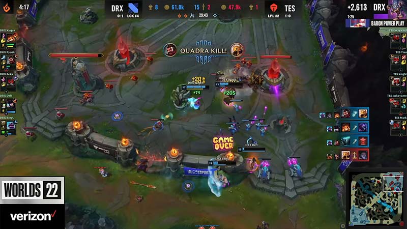 DRX vs TES Results - Worlds 2022 Group stage 3 - Photo 3