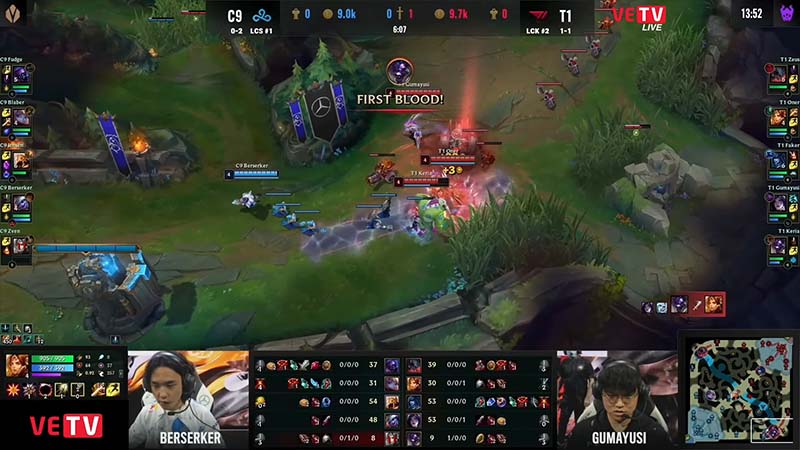 Results C9 vs T1 - Worlds 2022 Group stage 3 - Photo 2