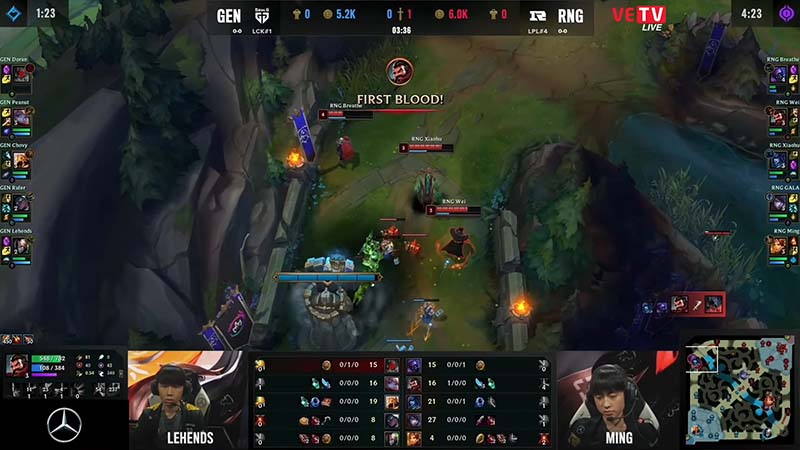 Update Worlds 2022: Xiaohu shines, RNG is overwhelmed - Photo 2