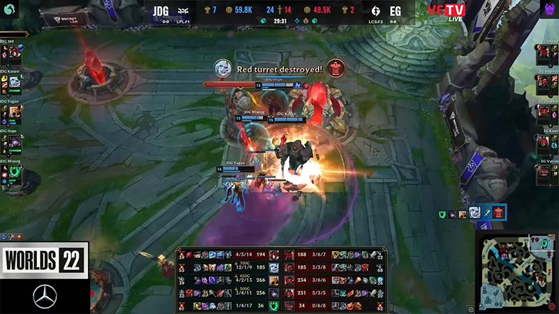 Update Worlds 2022: Kanavi does all, JDG destroys EG - Photo 5