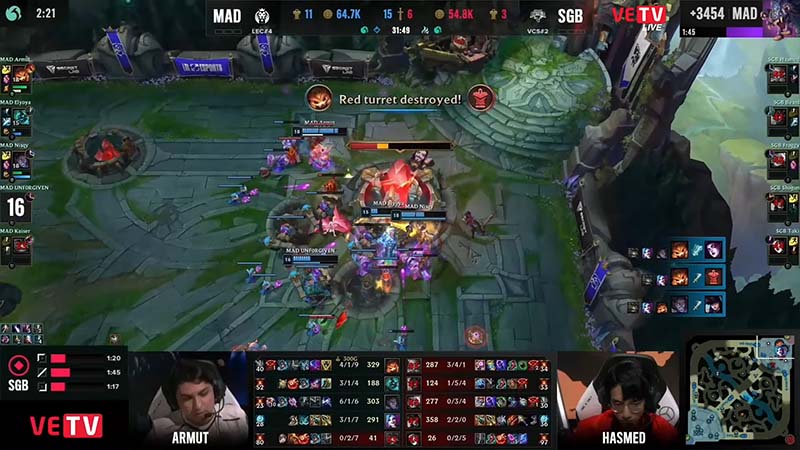 Update Worlds 2022: SGB - MAD Game 1, Hasmed lost SGB broken - Photo 5