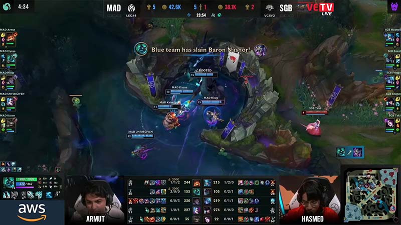 Update Worlds 2022: SGB - MAD Game 1, Hasmed lost SGB broken - Photo 3