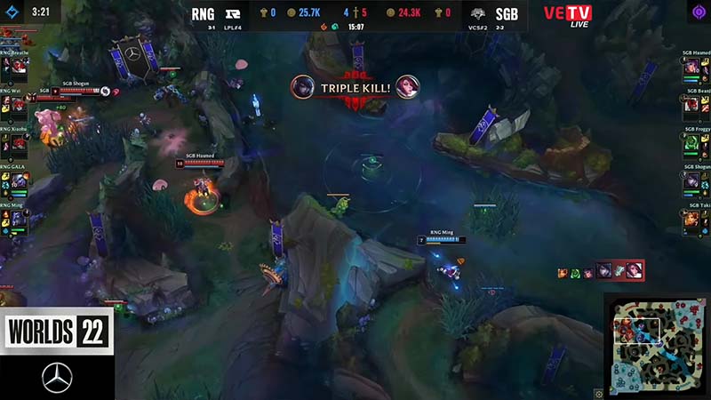 Update Worlds 2022: Shogun Triplekill, SGB is still subdued by RNG - Photo 3