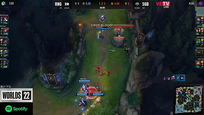 Update Worlds 2022: Shogun Triplekill, SGB is still subdued by RNG - Photo 2