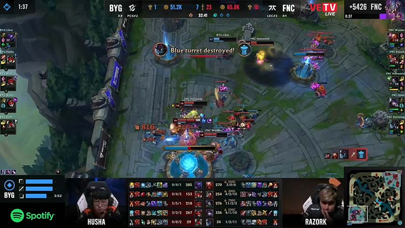 Update Worlds 2022: FNC destroyed BYG, Humanoid dazzling with Akali cards. - Photo 6