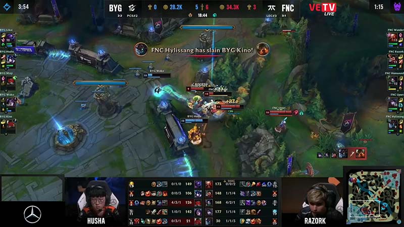 Update Worlds 2022: FNC destroyed BYG, Humanoid dazzling with Akali cards. - Photo 4