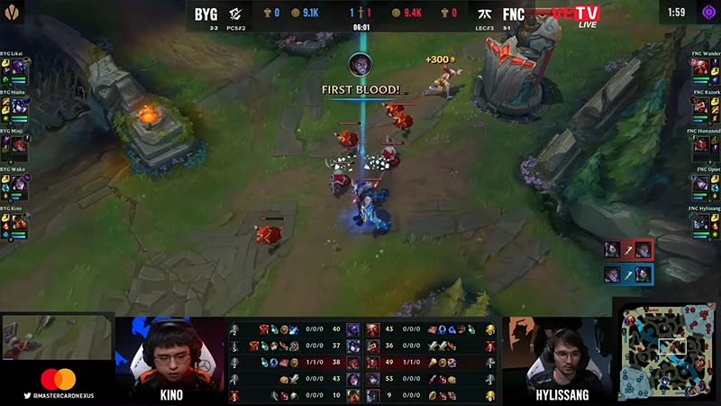 Update Worlds 2022: FNC destroyed BYG, Humanoid dazzling with Akali cards. - Photo 2
